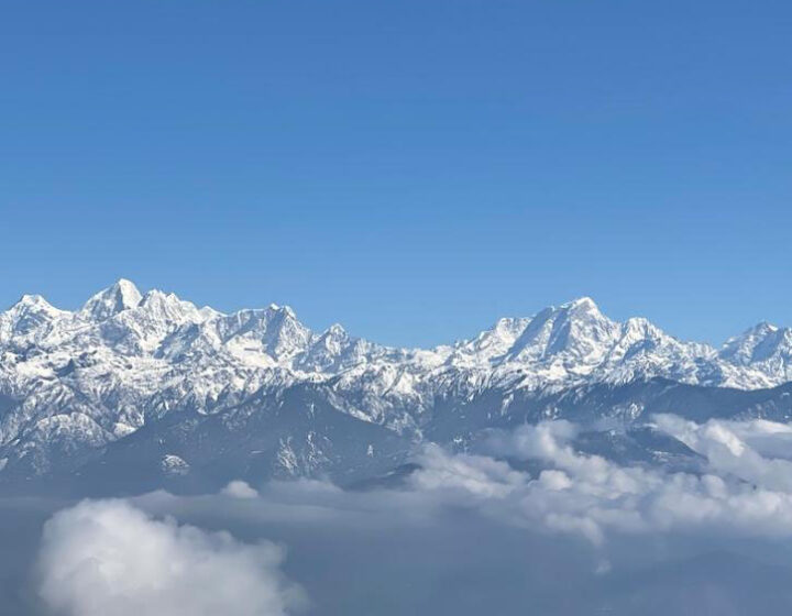 Alt,"Mountain view from Nagarkot.